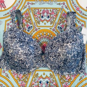 IZOD T-shirt Bra 42E / 42DD 💙  NEW! Flower Print